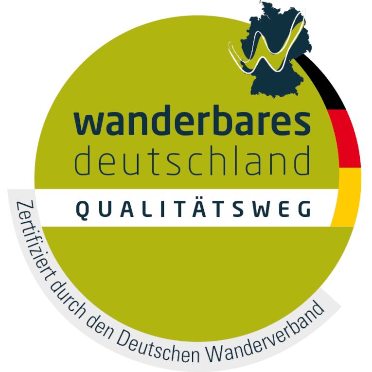 Logo „Wanderbares Deutschland Qualitätsweg“ des Deutschen Wanderverbands